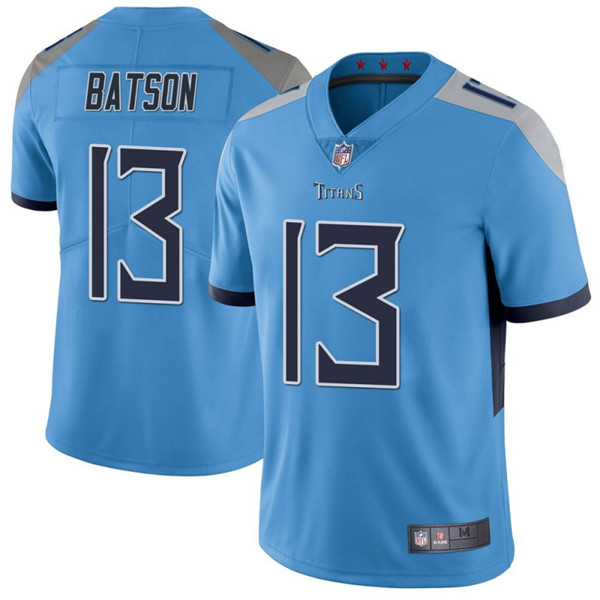 Men's Tennessee Titans #13 Cameron Batson Blue Vapor Untouchable Stitched NFL Jersey